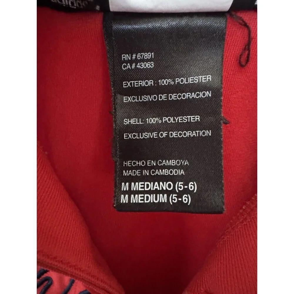Adidas Los Angeles Angels Youth Baseball Jersey Red Size 5-6